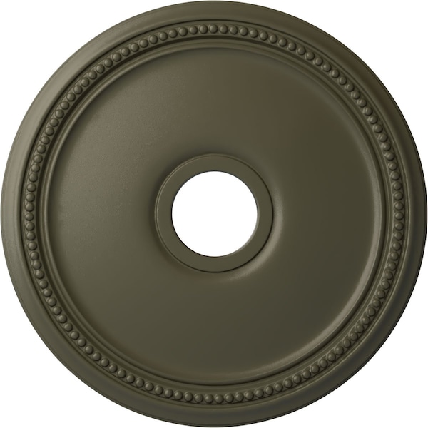 Ekena Millwork Diane Ceiling Medallion (Fits Canopies up to 5 3/8"), 18"OD x 3 5/8"ID x 1 1/8"P, Witch Hazel CM18DIWHF - main